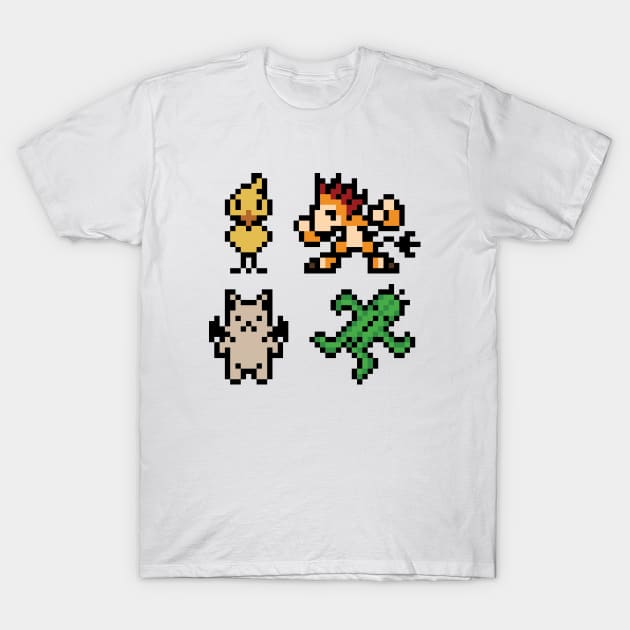 Pocketstation Final Fantasy Friends T-Shirt by inotyler